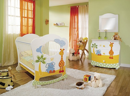 Colores para cuartos de bebés