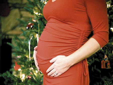 El embarazo y la época navideña