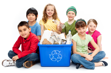 Enseñar a nuestros hijos a reciclar